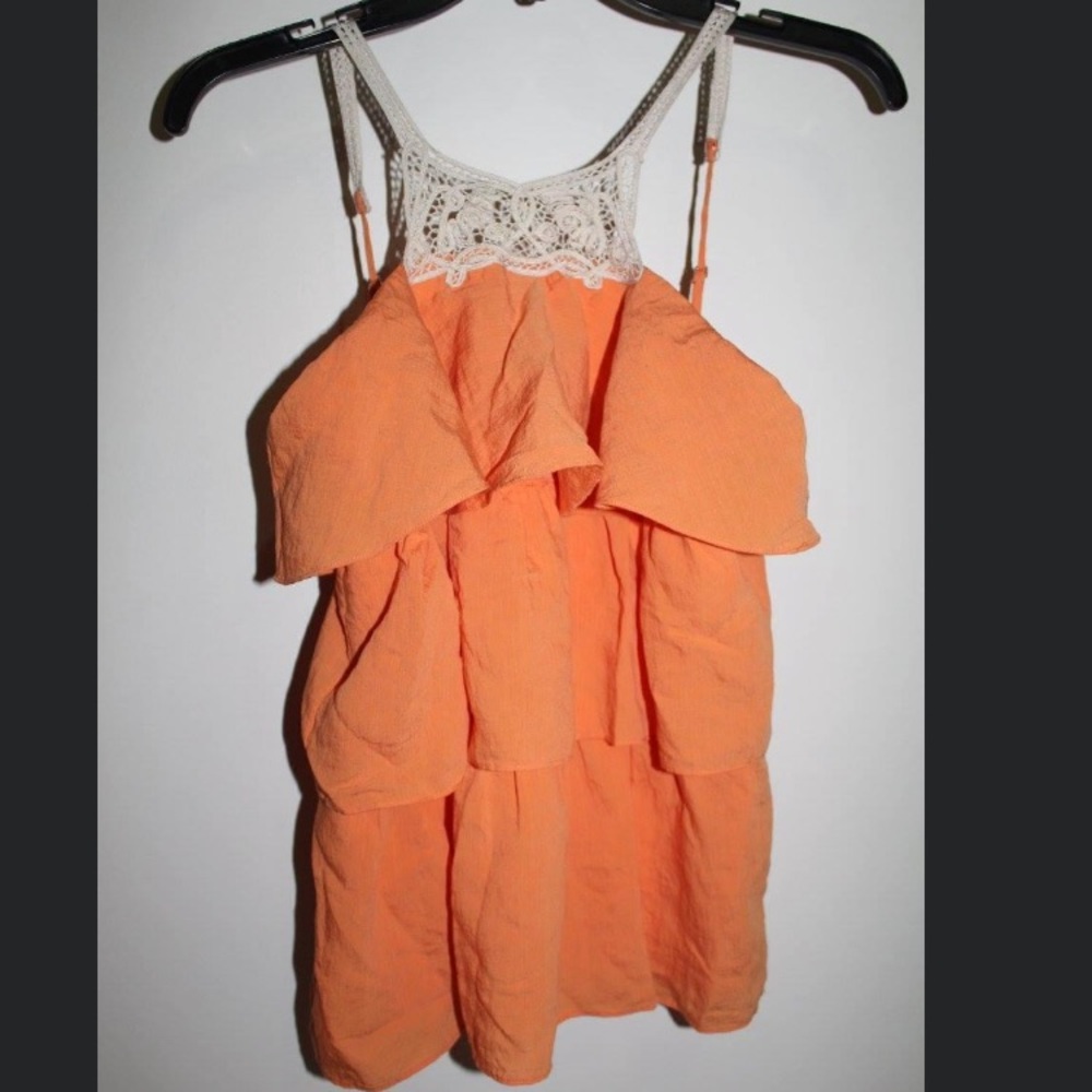 BCBG Ruffle Top - Picture 2 of 4
